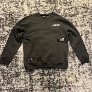 New York Jets NWT Crew neck sweater Mens size large black green NFL